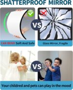 Shatterproof Wall Mirror Full Length for Bedroom, Acrylic Gym Mirrors For Home, ... - Image 5