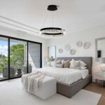Modern Dimmable LED Chandelier 120W Round Pendant Light with Remote and APP Cont... - Image 4