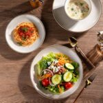 AmorArc Stoneware Dinnerware Sets for 8, 24 Pieces Handpainted Ceramic Plates an... - Image 7