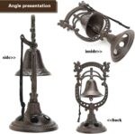 Sungmor Classic Cast Iron Tabletop Hand Bell Dinner Bell - Lovely Squirrel Shape... - Image 5