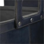 Deco 79 Leather Handmade Decorative and Functional Storage Basket Basket Organiz... - Image 5