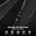 INMOZATA 3D Wall Panels, 33 Pack 12 x 12 Inch Decorative Wall Panels PVC Accent ... - Image 4