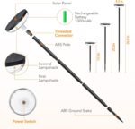 ELECLINK Solar Pathway Lights Outdoor, 6 Pack Tall Solar Garden Lights Outdoor W... - Image 7