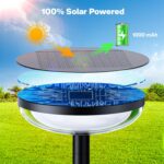 ELECLINK Solar Pathway Lights Outdoor, 6 Pack Tall Solar Garden Lights Outdoor W... - Image 8