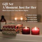 ADELEGOURDAIN Aromatherapy Scented Gift Set - 4 Soy Wax Candles & 2 Fragrance Sa... - Image 3