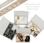 9 Faux Books with Hidden Storage (Earth), Vintage Books, Secret Storage, Bookshe... - Image 4