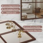 Suidia Wall Mirror, 30" x 48" Window Decorative Mirrors, Metal Framed Wall Decor... - Image 7