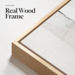 Framed Neutral Abstract Wall Art Set of 3, Modern Black and White Beige Canvas P... - Image 7
