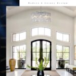 A AXILIXI Large Crystal Chandelier 30'' Chrome Modern Chandelier for Dining Room... - Image 8