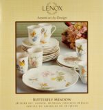 Lenox Dinnerware Set, Butterfly Meadow 18-Piece Set, Service For 6, White Porcel... - Image 3