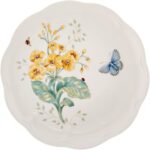 Lenox Dinnerware Set, Butterfly Meadow 18-Piece Set, Service For 6, White Porcel... - Image 6