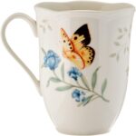 Lenox Dinnerware Set, Butterfly Meadow 18-Piece Set, Service For 6, White Porcel... - Image 12