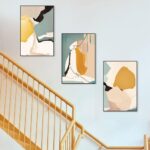 MPLONG Wall Art, Frame Canvas Wall Art Set, Striking Modern Minimalism, Abstract... - Image 4