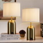 GyroVu Touch Control Table Lamps Set of 2, Gold Bedside Table Lamps for Bedroom ... - Image 2
