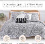 Southshore Fine Living, Inc. Oversized 6-Piece Quilt Queen Bed in a Bag Set Ligh... - Image 3