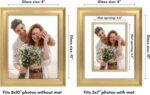 Americanflat 8x10 Picture Frame with Decorative Inner Mat Accent - Displays 5x7 ... - Image 3