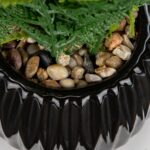 DILATATA Faux Plant Indoor in Ceramic Pot 11" Artificial Potted Fern Fake House ... - Image 4