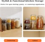 BJONKZ Glass Jars with Airtight Lids – Food Storage Containers with Preserving S... - Image 7