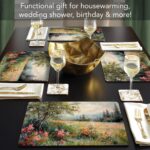 CounterArt Wildflower Field Boxed Set of 4 Premium Hardboard Placemats Decorativ... - Image 3