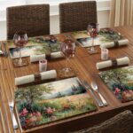 CounterArt Wildflower Field Boxed Set of 4 Premium Hardboard Placemats Decorativ... - Image 6