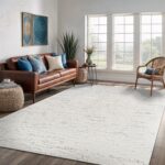 Soft Loop Rug, 10x14,White, Indoor Area Rug, Modern, Luxury, Abstract, Soft Pile... - Image 4