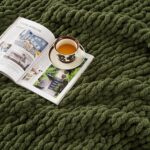 Ultra Soft Chunky Knit Throw Blanket 40x50 Hand Knitted Warm Chenille Throw Blan... - Image 7