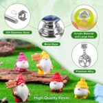 150 Pcs DIY Fairy Wand Garden Gnome Beads Stake Kits, 120 Color Large Hole Beads... - Image 4