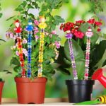150 Pcs DIY Fairy Wand Garden Gnome Beads Stake Kits, 120 Color Large Hole Beads... - Image 7