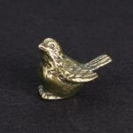 Brass Golden Bird Figurines Small Birds Statues Vintage Brass Bird Statue Retro ... - Image 4
