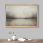 SIGNFORD Framed Canvas Print Wall Art Abstract Landscape Wilderness Impressionis... - Image 3