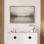 SIGNFORD Framed Canvas Print Wall Art Abstract Landscape Wilderness Impressionis... - Image 5