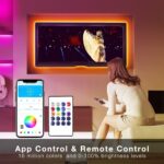DAYBETTER Smart WiFi Led Lights, 50 FT RGB Led Strip Lights Compatible with Alex... - Image 4