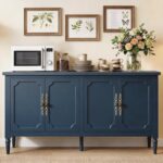 RoyalCraft 59" Buffet Cabinet with Storage, Vintage Sideboard with Adjustable Sh... - Image 7