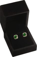 LAODA Black Color Luxury Velvet Stud Earring Box Multiple Use Necklace Pendant E... - Image 4