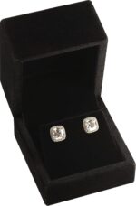 LAODA Black Color Luxury Velvet Stud Earring Box Multiple Use Necklace Pendant E... - Image 5