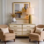 PoKat 27.5'' Tall Brass Gold Table Lamps Set of 2 for Living Room, Modern Table ... - Image 4