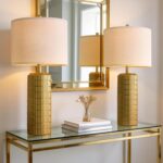 PoKat 27.5'' Tall Brass Gold Table Lamps Set of 2 for Living Room, Modern Table ... - Image 7