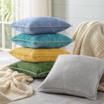 decorUhome Chenille Soft Cozy Throw Pillow Covers 18x18 Set of 2, Modern Farmhou... - Image 5