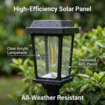 Solar Pathway Lights Outdoor 10 Pack, LED Solar Garden Lights Auto On/Off Waterp... - Image 4