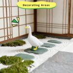 LICAEVEY Goose Statue, Big Resin Large White Goose Garden Lawn Yard Sculpture, E... - Image 3