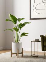 LE TAUCI Ceramic Pots for Plants, 10/8/6 Inch Indoor Planters with Draiange Hole... - Image 4
