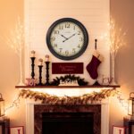 Crosstime 24 Inch Wall Clock Battery Operated Silent Round Vintage Large Wall Cl... - Image 7