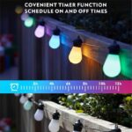 Outdoor String Lights S14, Smart Patio Lights with 15 Shatterproof LED Bulbs, AP... - Image 4