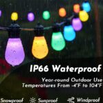 Outdoor String Lights S14, Smart Patio Lights with 15 Shatterproof LED Bulbs, AP... - Image 5