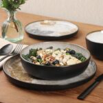 Gibson Elite Chantilly Hill 16-Piece Porcelain Dinnerware Set, Round Plates & Bo... - Image 4