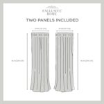 Exclusive Home Loha Linen Grommet Top Curtain Panel Pair, 54"x96", Blush - Image 5