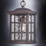 Urban Ambiance Luxury Craftsman Outdoor Pendant Light, Medium Size: 15" H x 9.5"... - Image 4