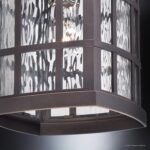Urban Ambiance Luxury Craftsman Outdoor Pendant Light, Medium Size: 15" H x 9.5"... - Image 6