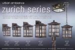 Urban Ambiance Luxury Craftsman Outdoor Pendant Light, Medium Size: 15" H x 9.5"... - Image 7