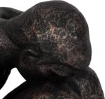 Sagebrook Home Resin Modern Glam Sitting Man Sculpture - Thoughtful Polyresin De... - Image 10
